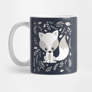 FOX AND LEAVES Mug